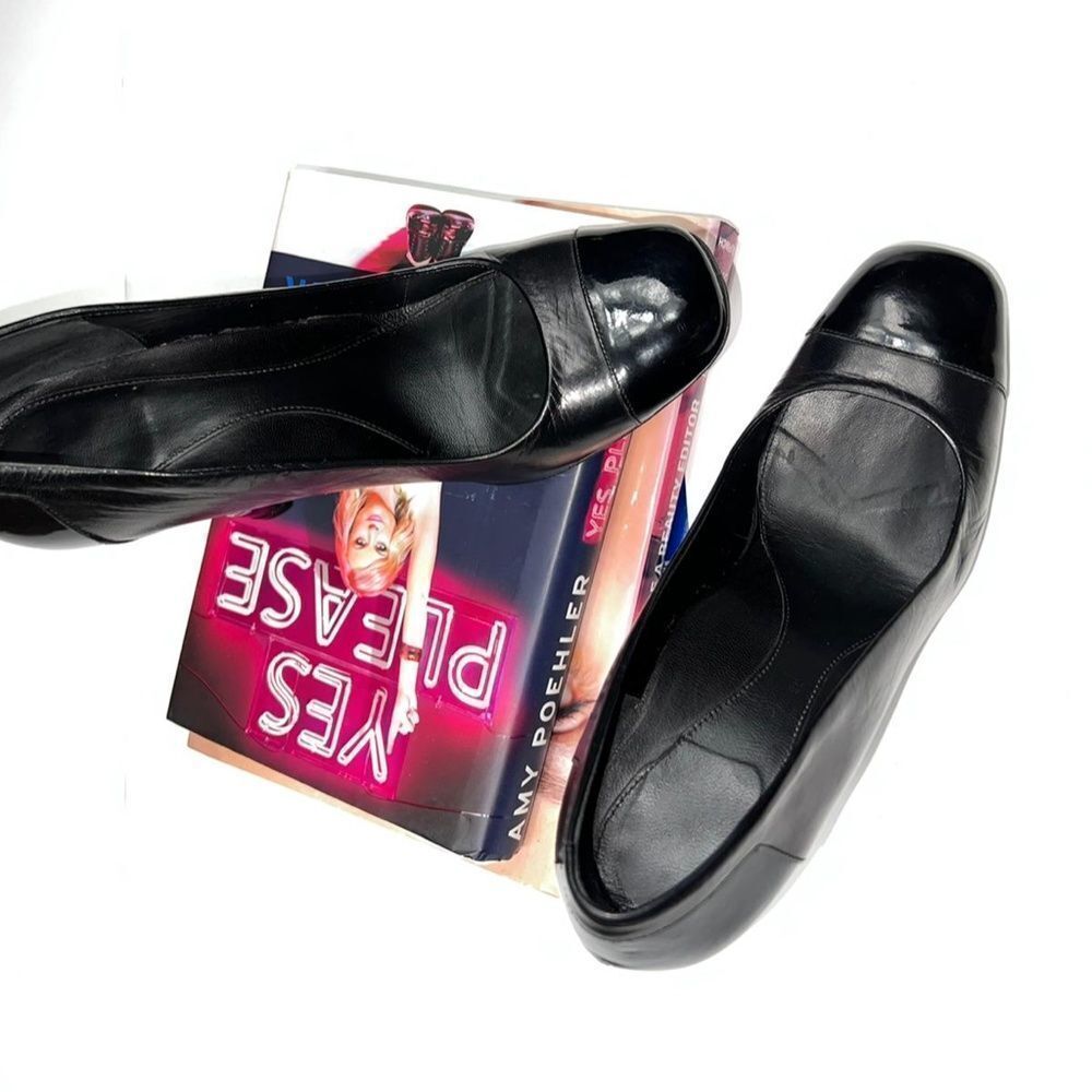 DANA DAVIS Sexy Black Leather Shoes - US 8.5 - Picture 6 of 10